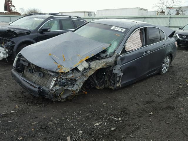 1HGCP26749A032449 - 2009 HONDA ACCORD EX CHARCOAL photo 2