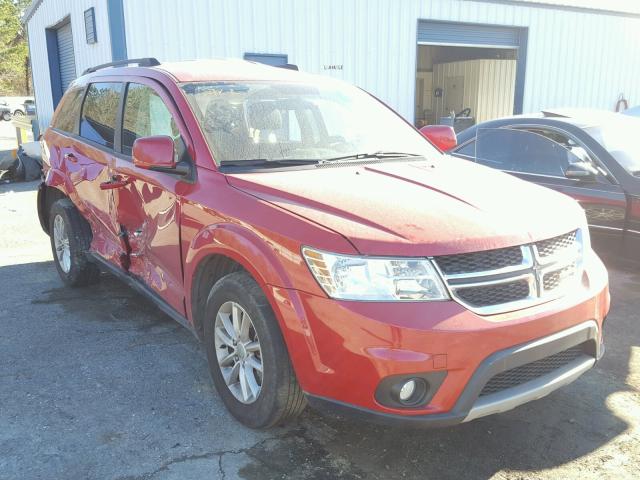 3C4PDCBG7FT754944 - 2015 DODGE JOURNEY SX RED photo 1