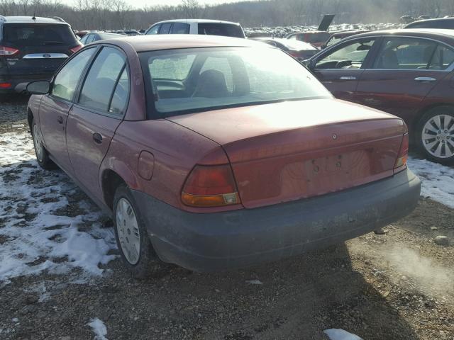 1G8ZH5280WZ150690 - 1998 SATURN SL1 RED photo 3