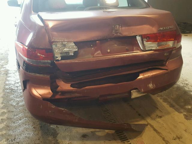 1HGCM56613A096070 - 2003 HONDA ACCORD EX RED photo 9