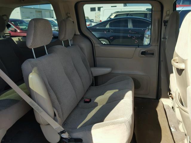 2FMZA51461BB49494 - 2001 FORD WINDSTAR L BEIGE photo 6