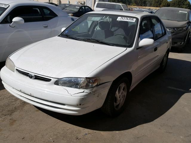 1NXBR12E6XZ176000 - 1999 TOYOTA COROLLA VE WHITE photo 2