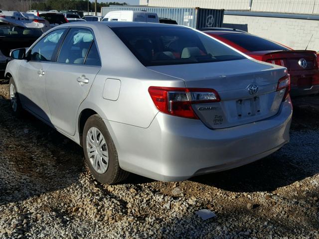 4T1BF1FK6DU699845 - 2013 TOYOTA CAMRY L SILVER photo 3