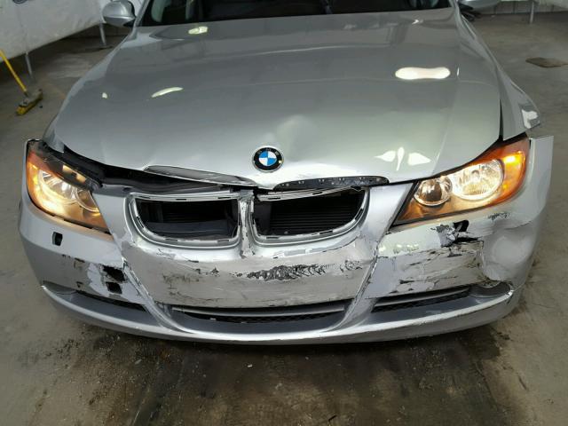 WBAVC93508K041380 - 2008 BMW 328 XI SILVER photo 9