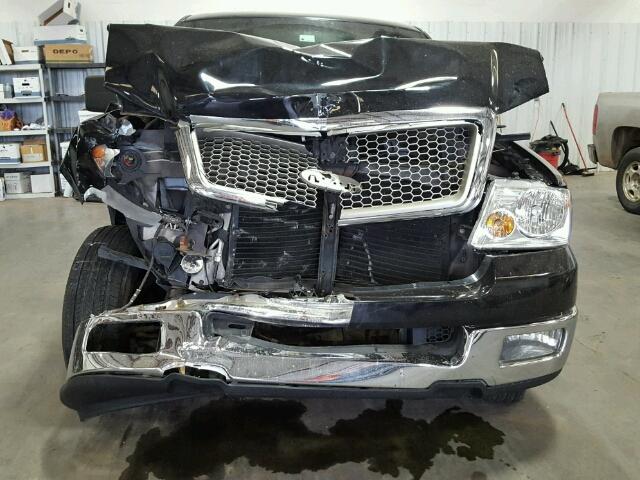 1FTPW12535KD58507 - 2005 FORD F150 SUPER BLACK photo 9