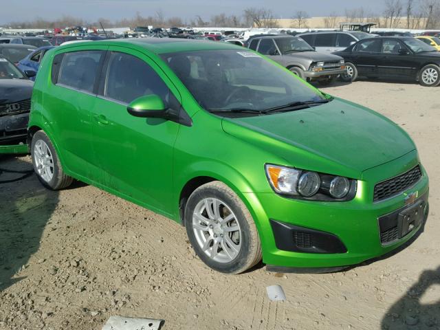 1G1JC6SB6G4125559 - 2016 CHEVROLET SONIC LT GREEN photo 1