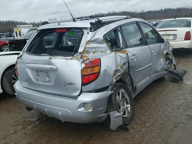 5Y2SL65866Z423350 - 2006 PONTIAC VIBE SILVER photo 4