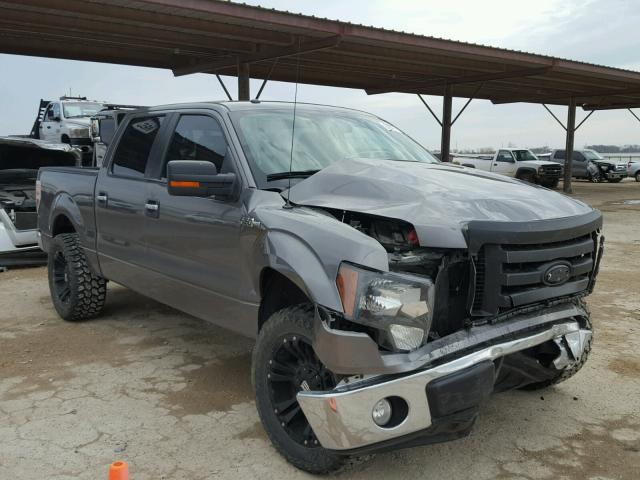 1FTEW1C87AFD86670 - 2010 FORD F150 SUPER GRAY photo 1