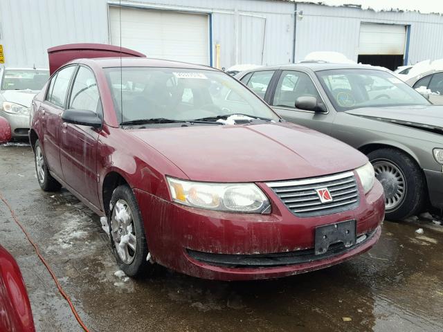 1G8AJ55F76Z152609 - 2006 SATURN ION LEVEL MAROON photo 1