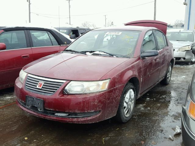 1G8AJ55F76Z152609 - 2006 SATURN ION LEVEL MAROON photo 2