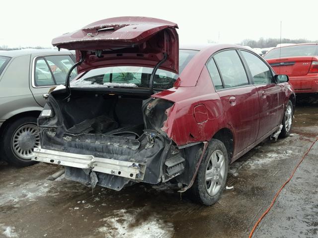 1G8AJ55F76Z152609 - 2006 SATURN ION LEVEL MAROON photo 4