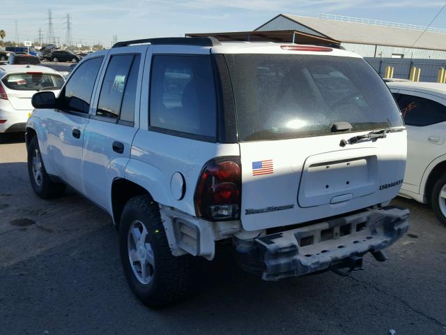 1GNDS13S642390666 - 2004 CHEVROLET TRAILBLAZE WHITE photo 3