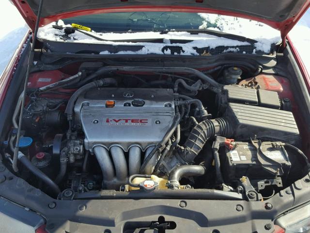 JH4CL96804C027806 - 2004 ACURA TSX RED photo 7