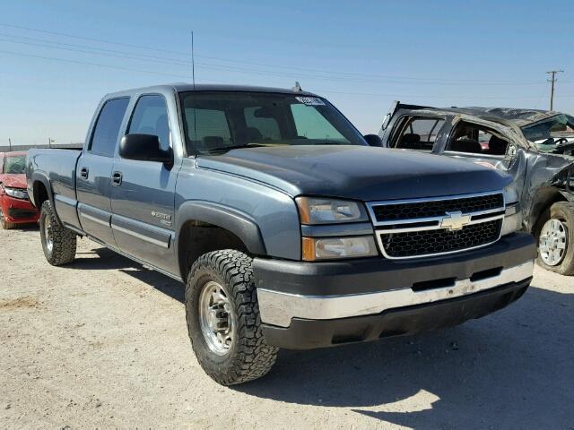 1GCHC23D66F239790 - 2006 CHEVROLET SILVERADO BLUE photo 1