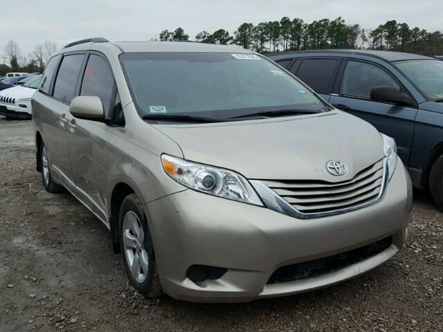 5TDKK3DC5FS631163 - 2015 TOYOTA SIENNA LE BEIGE photo 1