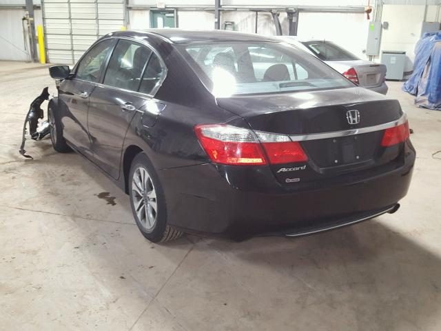 1HGCR2F36FA064371 - 2015 HONDA ACCORD LX BLACK photo 3