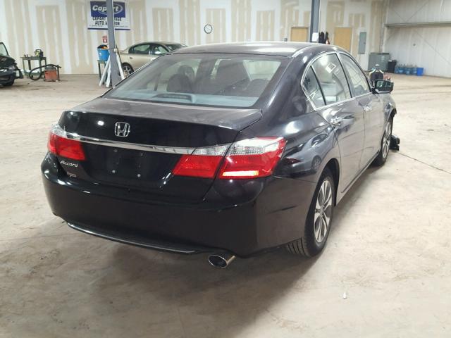 1HGCR2F36FA064371 - 2015 HONDA ACCORD LX BLACK photo 4