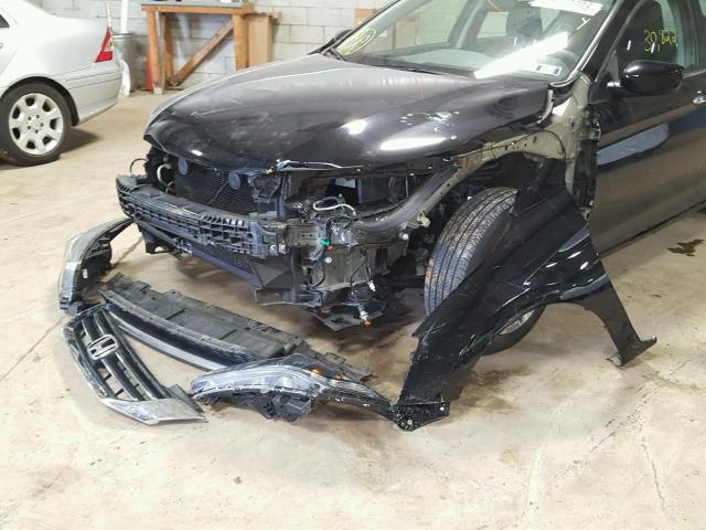 1HGCR2F36FA064371 - 2015 HONDA ACCORD LX BLACK photo 9