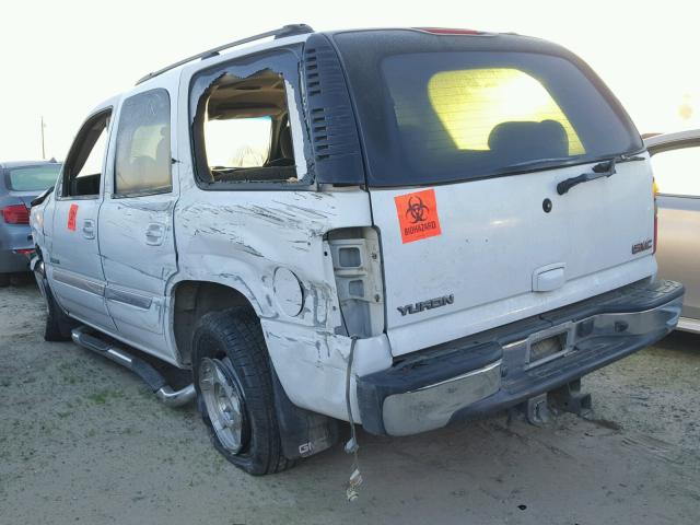 1GKEC13T13R313538 - 2003 GMC YUKON WHITE photo 3