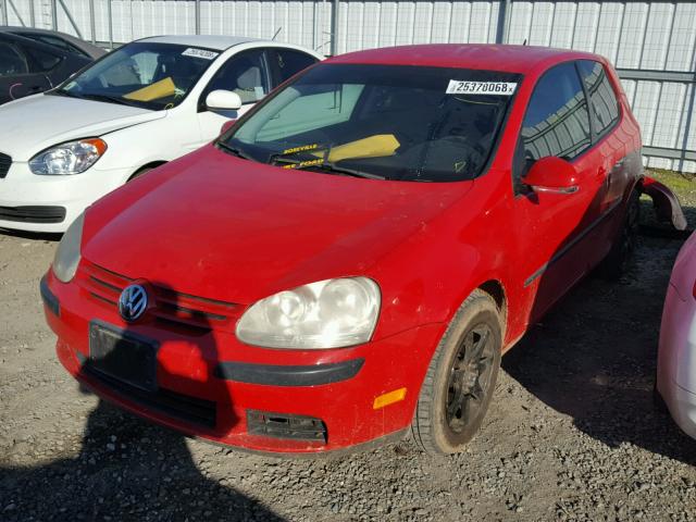 WVWAS71K27W034231 - 2007 VOLKSWAGEN RABBIT RED photo 2