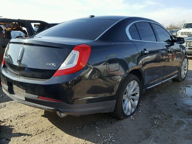 1LNHL9DK3EG601066 - 2014 LINCOLN MKS BLACK photo 4