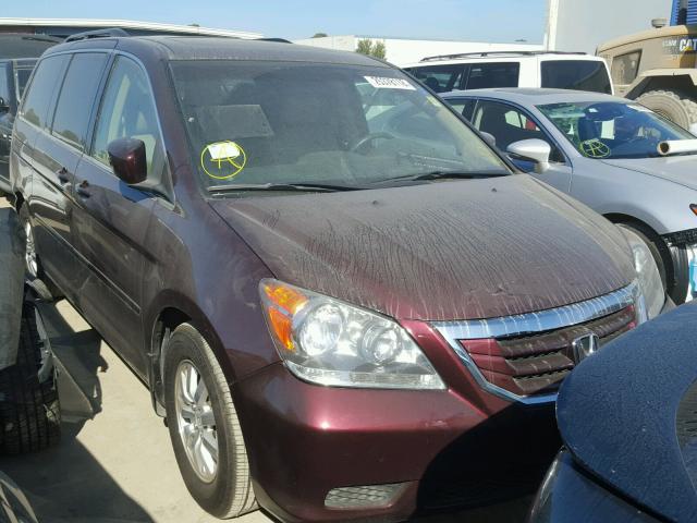 5FNRL38768B115989 - 2008 HONDA ODYSSEY EX MAROON photo 1