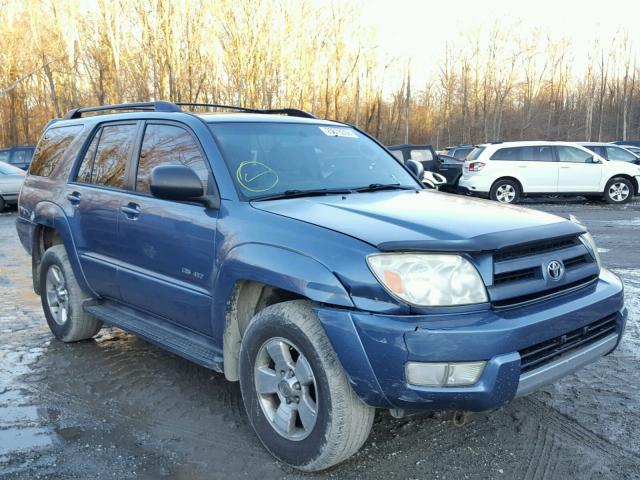 JTEBU14R738003376 - 2003 TOYOTA 4RUNNER SR BLUE photo 1