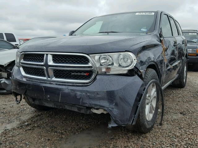 1C4RDHAG9DC689224 - 2013 DODGE DURANGO SX CHARCOAL photo 2