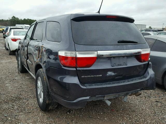 1C4RDHAG9DC689224 - 2013 DODGE DURANGO SX CHARCOAL photo 3