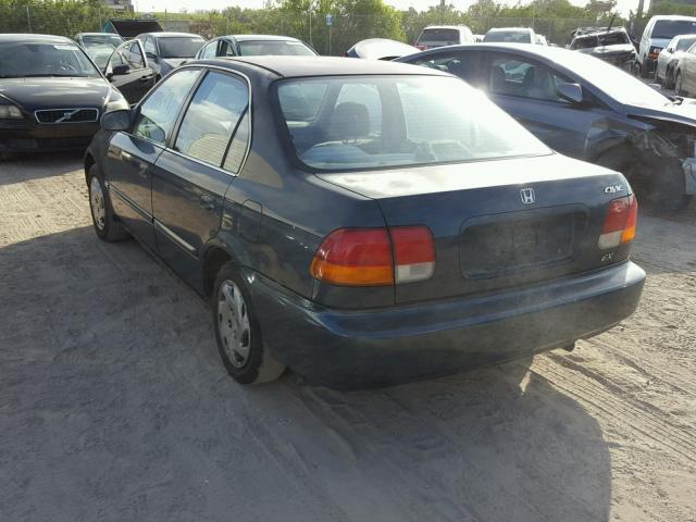1HGEJ8544TL040017 - 1996 HONDA CIVIC EX მწვანე ფოტო 3