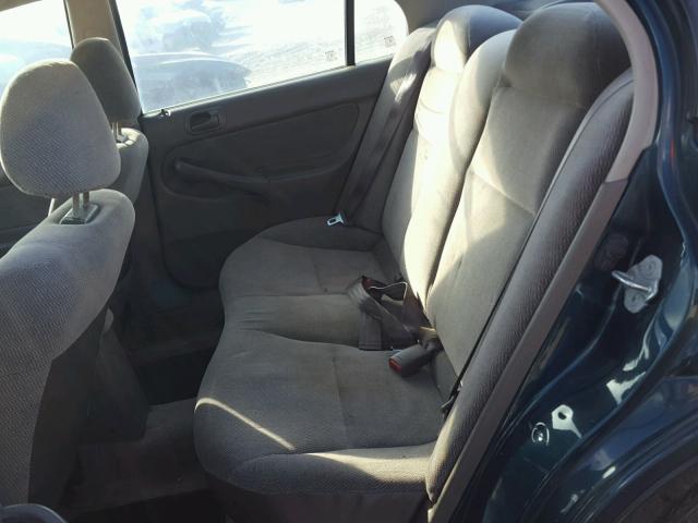 1HGEJ8544TL040017 - 1996 HONDA CIVIC EX მწვანე ფოტო 6