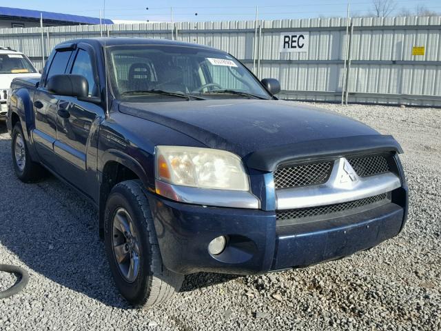 1Z3HC48N86S540491 - 2006 MITSUBISHI RAIDER XLS BLUE photo 1