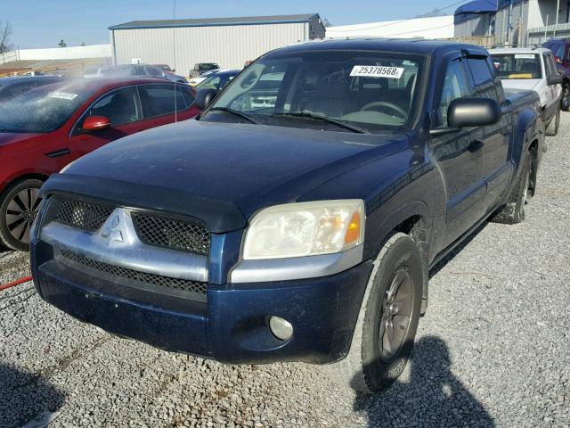 1Z3HC48N86S540491 - 2006 MITSUBISHI RAIDER XLS BLUE photo 2