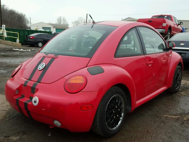 3VWCC21C7XM429469 - 1999 VOLKSWAGEN NEW BEETLE 红色 照片 4