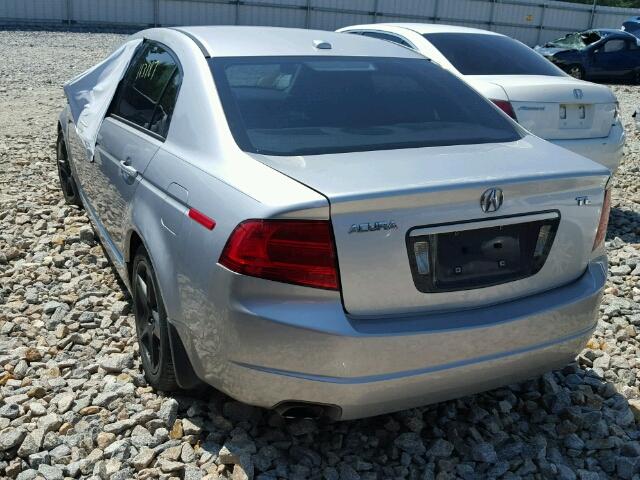 19UUA662X6A008461 - 2006 ACURA 3.2 TL SILVER photo 3