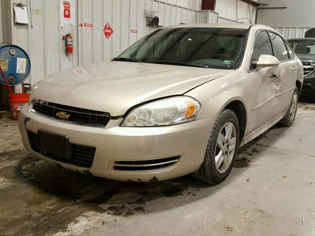 2G1WA5EN8A1142457 - 2010 CHEVROLET IMPALA LS GOLD photo 2