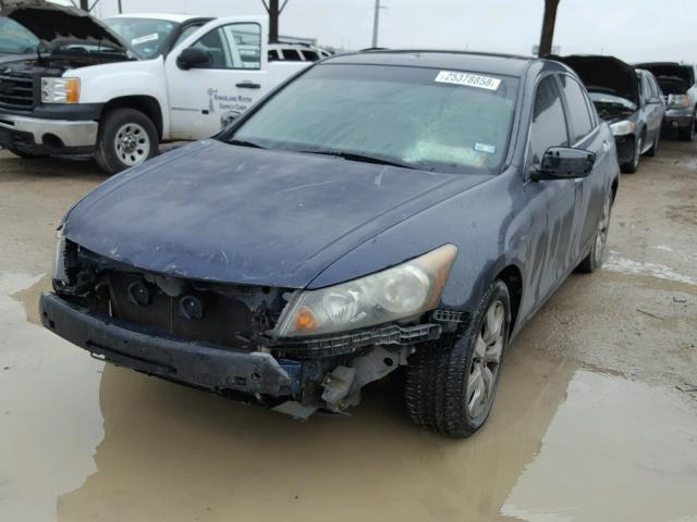 1HGCP36888A061627 - 2008 HONDA ACCORD EXL BLUE photo 2