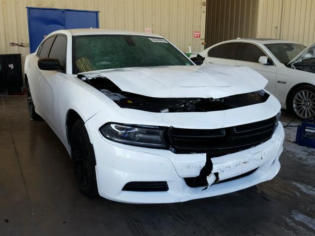 2C3CDXBG1FH768356 - 2015 DODGE CHARGER SE WHITE photo 1