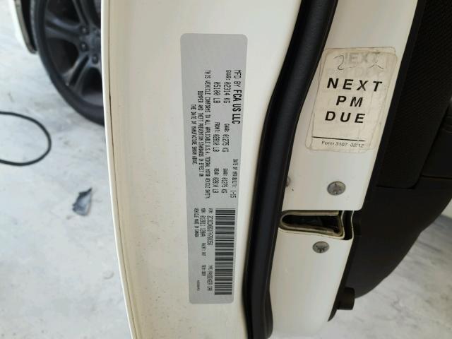 2C3CDXBG1FH768356 - 2015 DODGE CHARGER SE WHITE photo 10