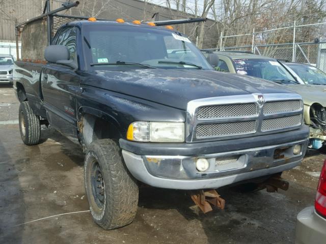 3B7KF26622M225034 - 2002 DODGE RAM 2500 BLACK photo 1