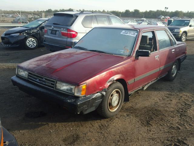 JT2SV12E9G0416057 - 1986 TOYOTA CAMRY DLX RED photo 2