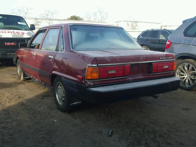 JT2SV12E9G0416057 - 1986 TOYOTA CAMRY DLX RED photo 3