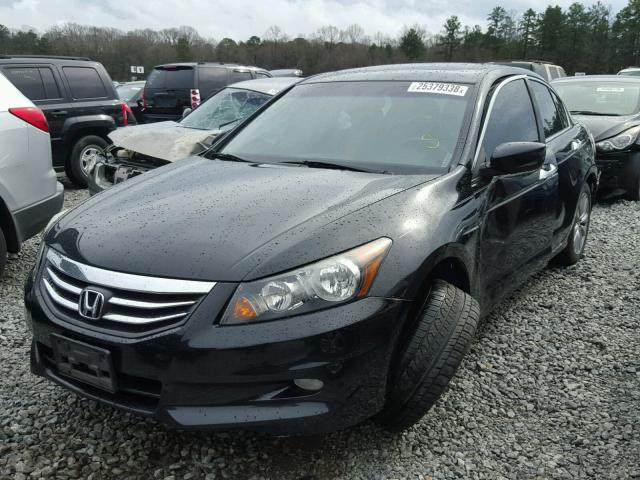 1HGCP3F88BA032572 - 2011 HONDA ACCORD EXL BLACK photo 2