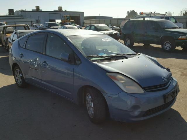 JTDKB22U940011776 - 2004 TOYOTA PRIUS BLUE photo 1