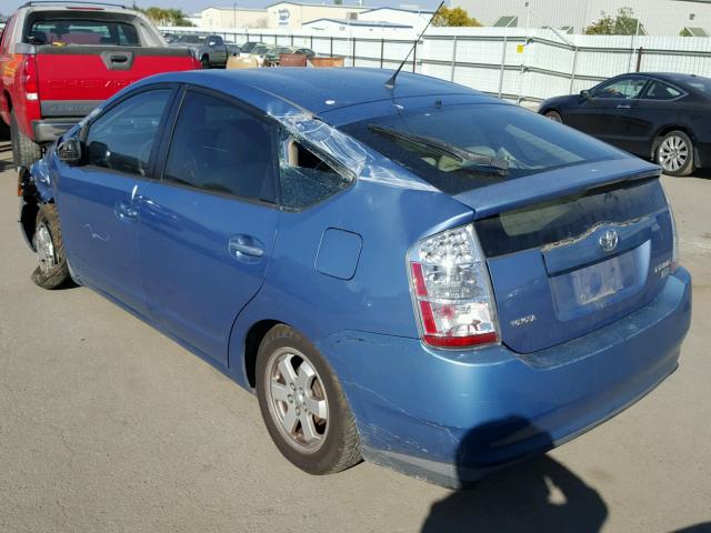 JTDKB22U940011776 - 2004 TOYOTA PRIUS BLUE photo 3