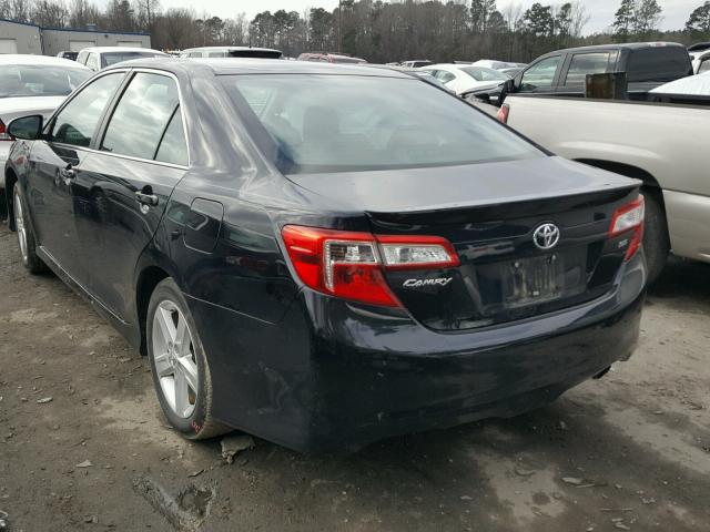 4T1BF1FK1DU692043 - 2013 TOYOTA CAMRY L BLACK photo 3