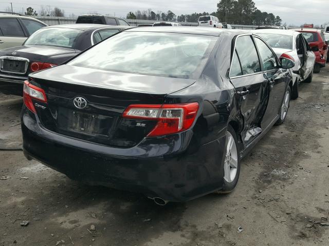 4T1BF1FK1DU692043 - 2013 TOYOTA CAMRY L BLACK photo 4