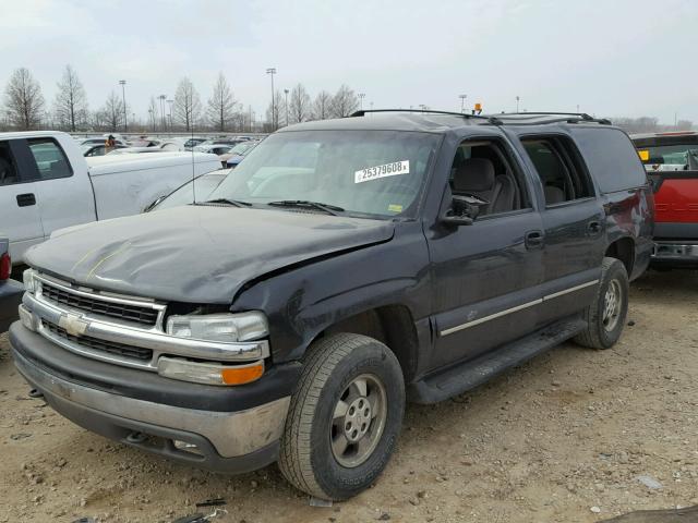 3GNFK16Z73G321802 - 2003 CHEVROLET SUBURBAN K GRAY photo 2