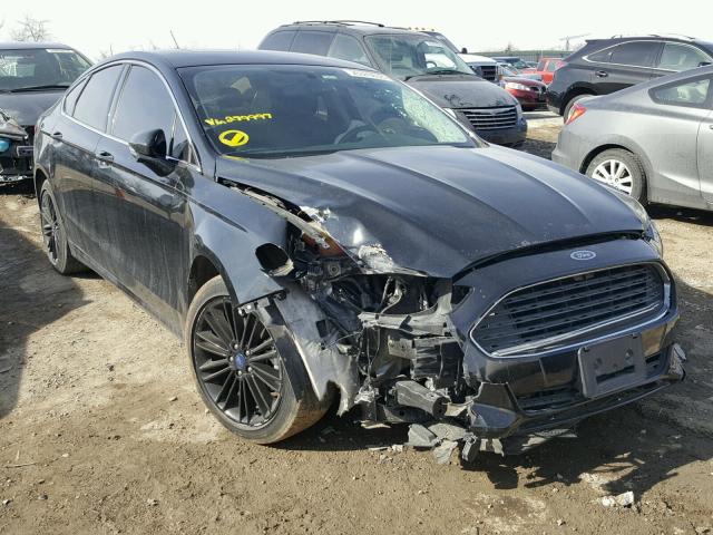 3FA6P0HD4GR279997 - 2016 FORD FUSION SE BLACK photo 1