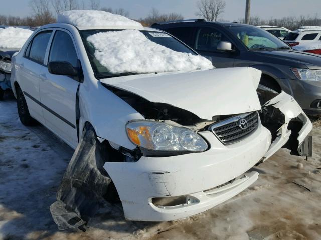 2T1BR32E26C689823 - 2006 TOYOTA COROLLA CE WHITE photo 1